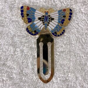 5/$35 Vintage Colourful Metal Butterfly Bookmark